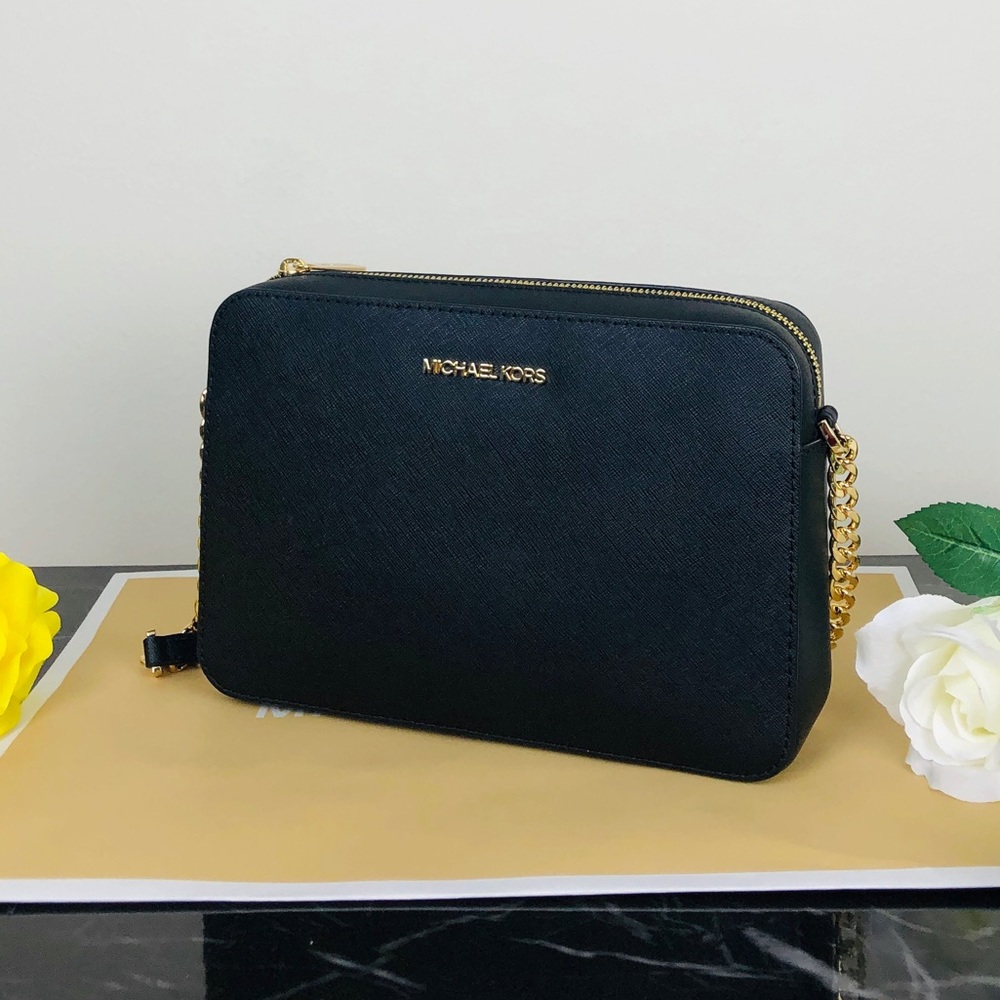 🌹Michael Kors Jet Set Crossbody Black🌹❤️